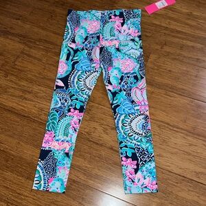 Lilly Pulitzer kids maia legging in multi lookin sharp size Xl (12-14)
